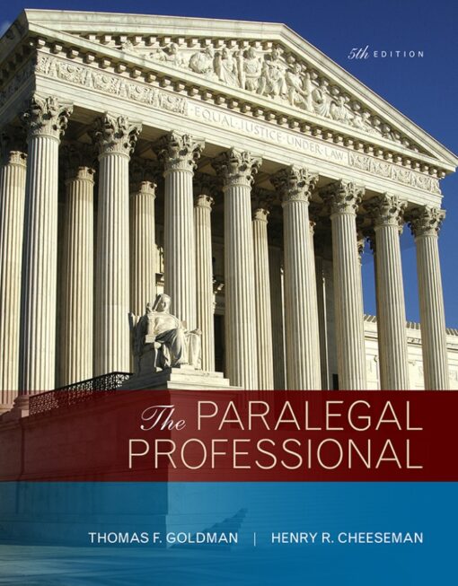 The Paralegal Professional 5th Edition