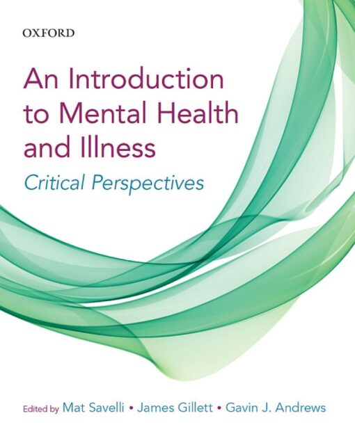 A Critical Introduction To Mental Health And Illness Critical Perspectives