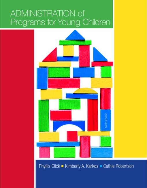 Administration Of Programs For Young Children 9th Edition