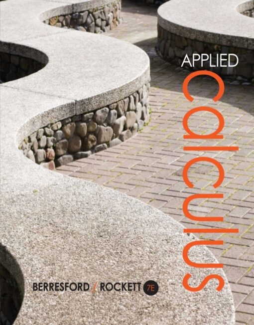 Applied Calculus 7th Edition By Geoffrey C Berresford