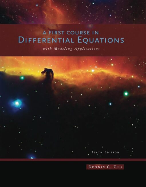 A First Course In Differential Equations With Modeling Applications 10th Edition