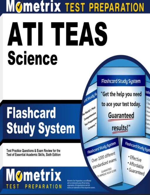 Ati Teas Science Flashcard Study System Teas 6 Test Practice Questions Exam Review For The Test Of Essential Academic Skills Sixth Edition