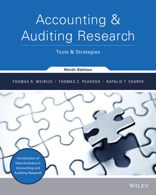 Accounting And Auditing Research Tools And Strategies 9th Edition