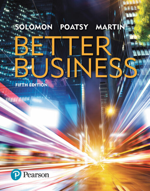 Better Business 5th Edition By Michael R Solomon