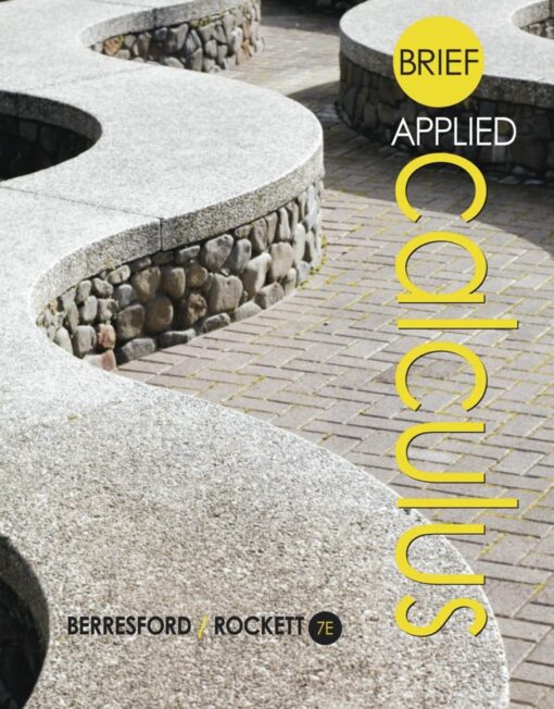 Brief Applied Calculus 7th Edition By Geoffrey C Berresford