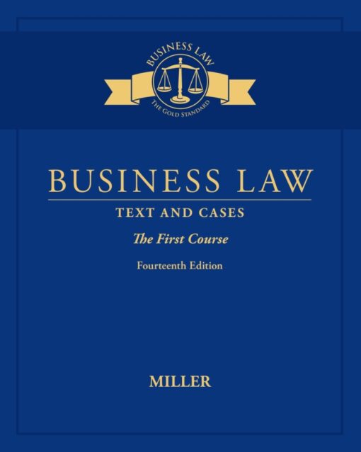 Business Law Text And Cases The First Course 14th Edition