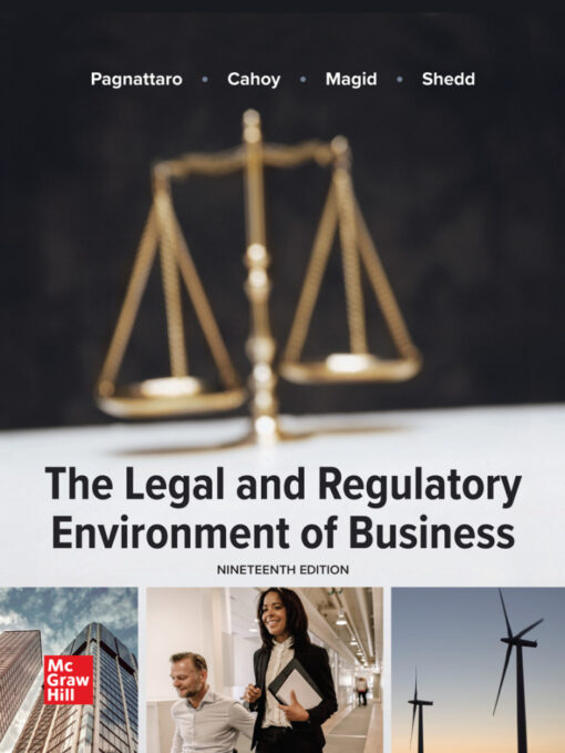 The Legal And Regulatory Environment Of Business 19th Edition