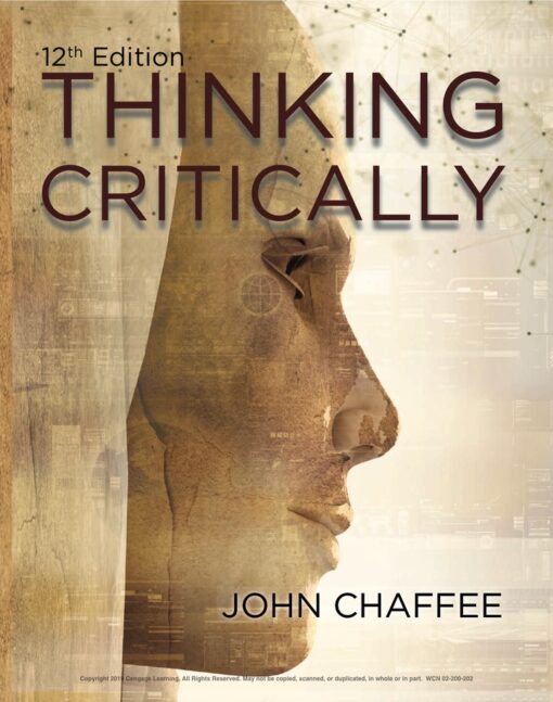 Thinking Critically 12th Edition By John Chaffee