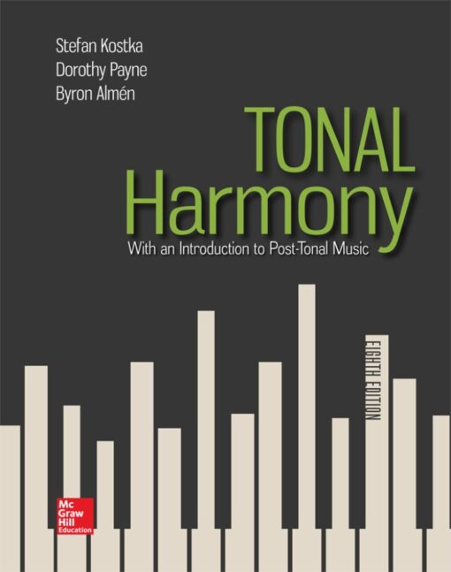 Tonal Harmony 8th Edition By Stefan Kostka