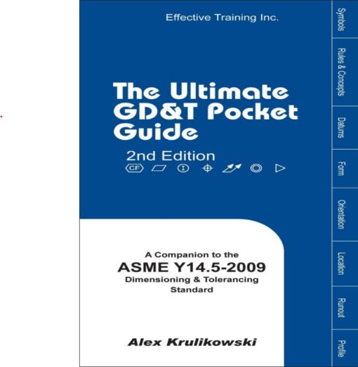 Ultimate Gdt Pocket Guide Based On Asme Y14 5 2009